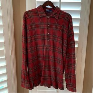 Vintage 90s Polo by Ralph Lauren Shirt Red